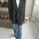 Speckered grey Dior blazer