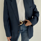 Beautiful blue plaid blazer