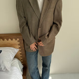 Softest blazer in brown tones