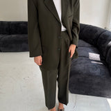 Stunning deep green suit
