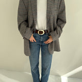 Beautiful checkered scottish wool blazer