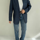 Beautiful blue plaid blazer