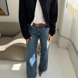 Bomber jacket in navy blue