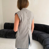 Stunning pale grey vest
