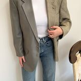 Stunning silk green blazer