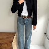 Bomber jacket in black wool