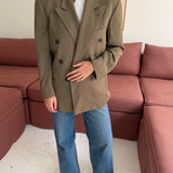 Beautiful brown double-breasted Armani blazer