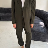Stunning deep green suit