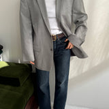 Light grey wool blazer