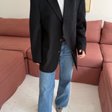 Beautiful Loro Piana black cashmere blazer
