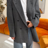 Stunning double breasted textured blazer