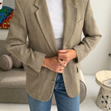 Beautiful vintage taupe textured Dior blazer