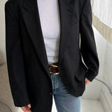 Vintage Burberry blazer in charcoal