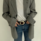 Vintage checkered Burberry blazer