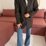 Vintage Oscar de la Renta green checkered blazer