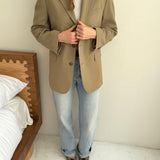 Beautiful taupe button back blazer
