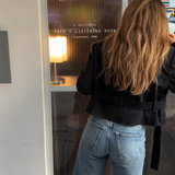 Belted cropped blazer