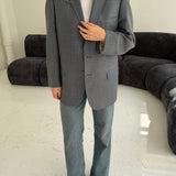 Grey plaid Dior blazer