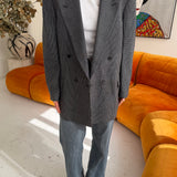 Stunning double breasted textured blazer