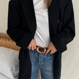 Cashmere black blazer