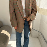 Multicolor checkered Blazer