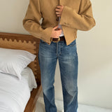 Bomber jacket in camel