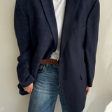 Two toned blazer in blue tones