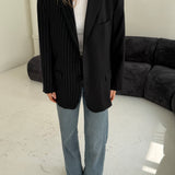 Contrasted blazer in black tones (Express shipping)