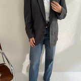 Stunning grey toned contrasted blazer