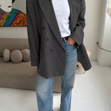 Speckered grey Dior blazer