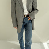 Vintage checkered Burberry blazer