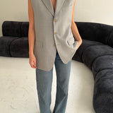 Stunning pale grey vest