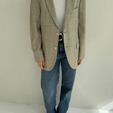 Beautiful Givenchy pale checkered blazer