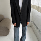 Vintage Burberry blazer in charcoal