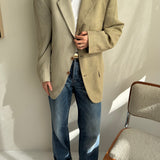 Two toned blazer in pastel green