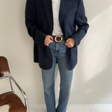 Stunning blue toned contrasted blazer