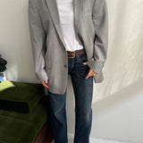 Light grey wool blazer
