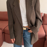 Beautiful brown checkered Armani blazer