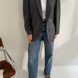 Stunning grey toned contrasted blazer