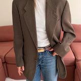 Beautiful brown checkered Armani blazer