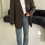 Vintage YSL blazer in brown