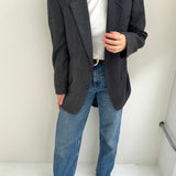 Stunning grey contrasted blazer