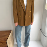 Double breasted blazer with stunning details