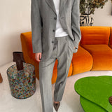 Stunning vintage YSL suit in grey