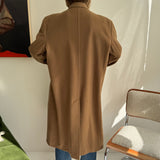 Stunning heavy wool caramel coat