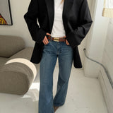 Black Burberry blazer