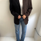 Chocolate brown speckered tones