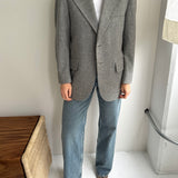 Amazing grey and blue blazer