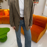 Stunning brown houndstooth blazer