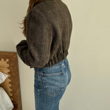 Stunning herringbone brown and checkered